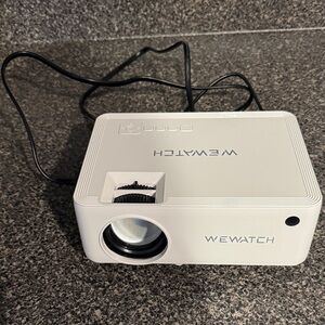 White Simulated Camera Projector